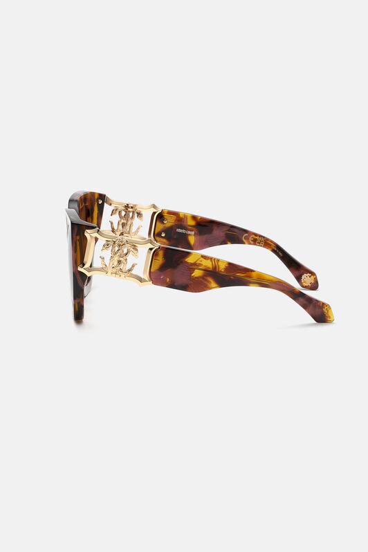 RC Occhiale da sole Roberto Cavalli Mirror Snake Collection Marrone SALD38-ID139