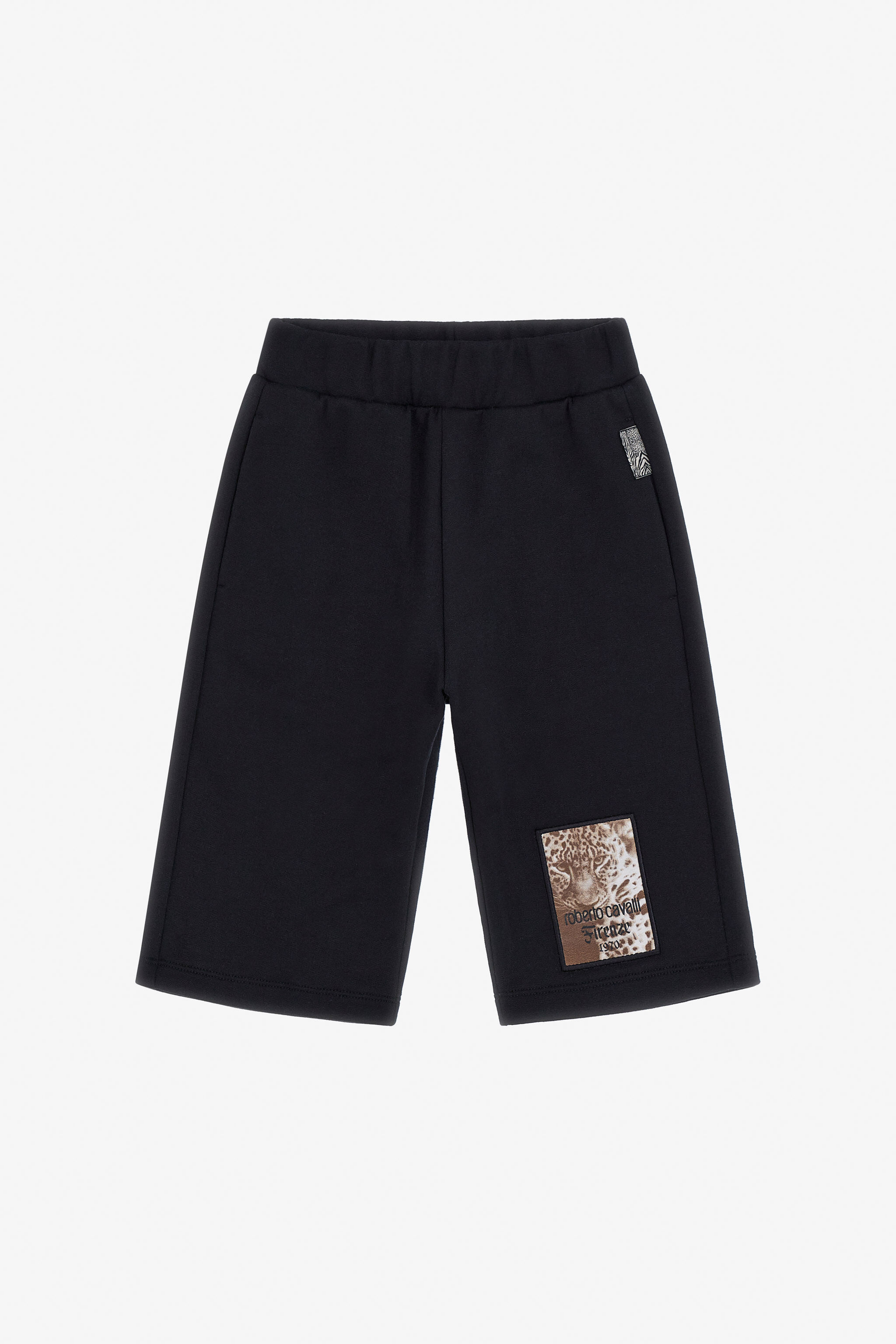 JU Shorts de Algodón con Logo RC Negro TJT20P-CF050