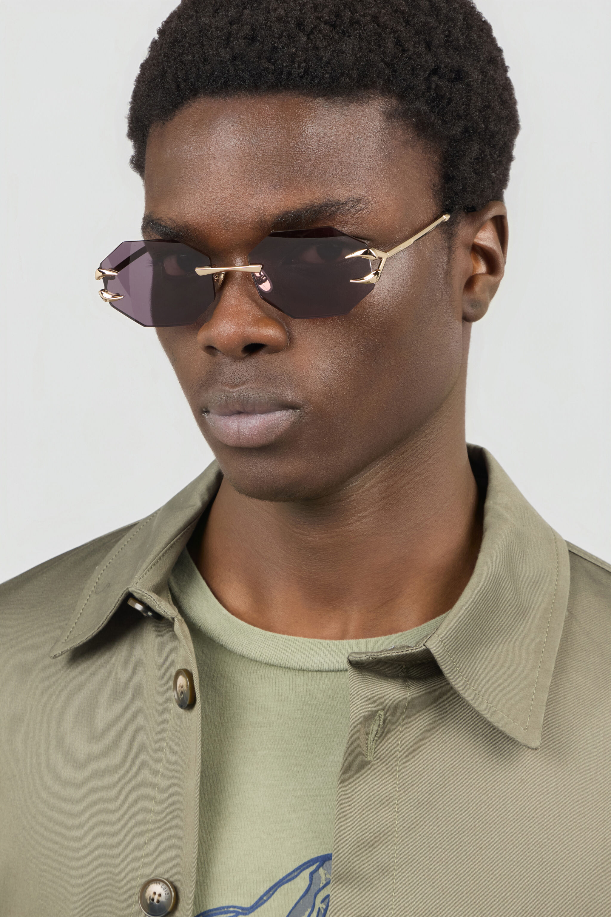 RC Lunettes de soleil Roberto Cavalli Collection Fang TOTAL ROSE GOLD PD1326-PD192
