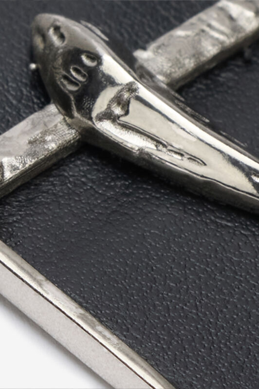 RC Halskette Mit Doppeltem Anhänger Silber VRG004-AM007