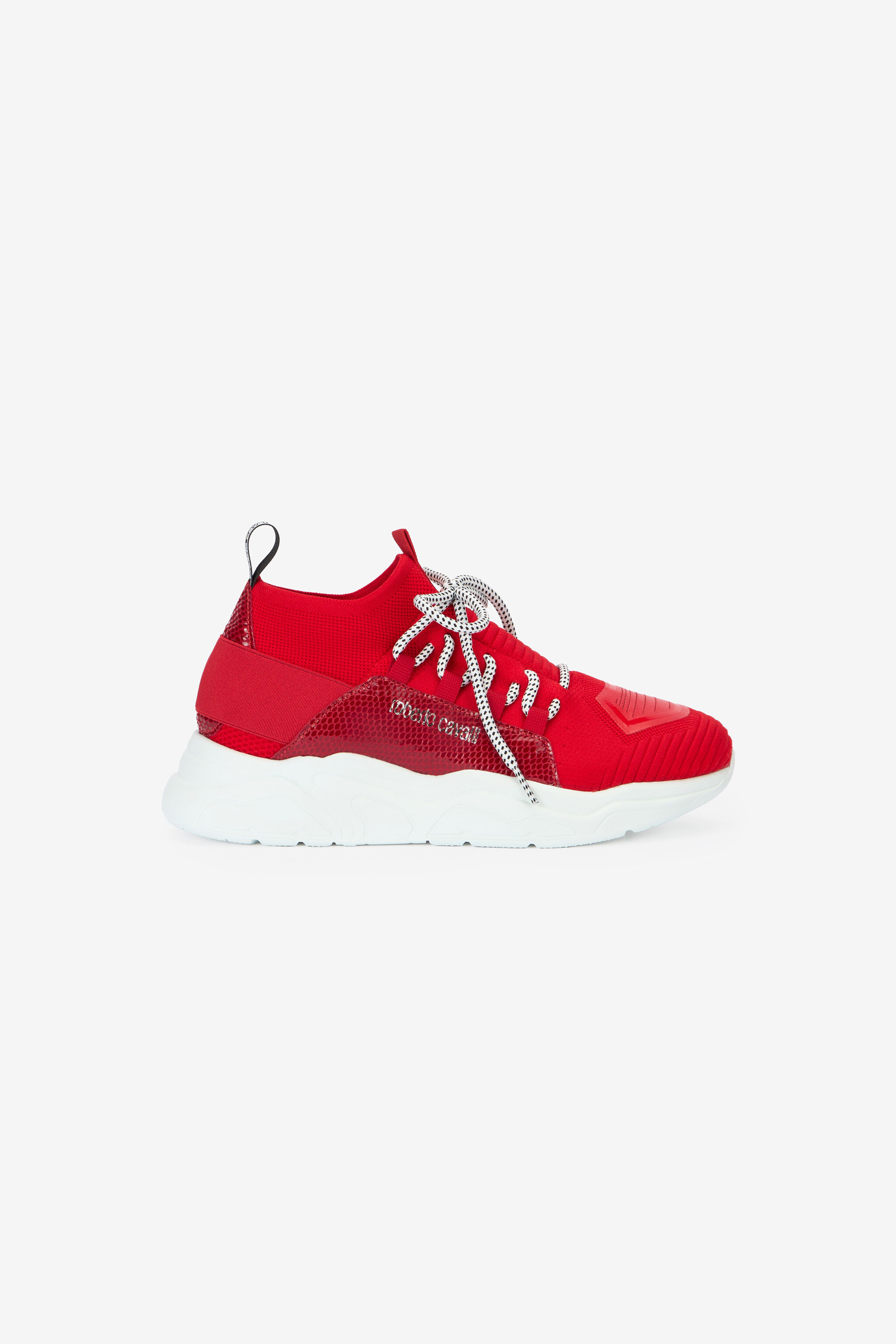 RC Zapatillas Con Apliques Efecto Serpiente Rojo POS01B-PZO06