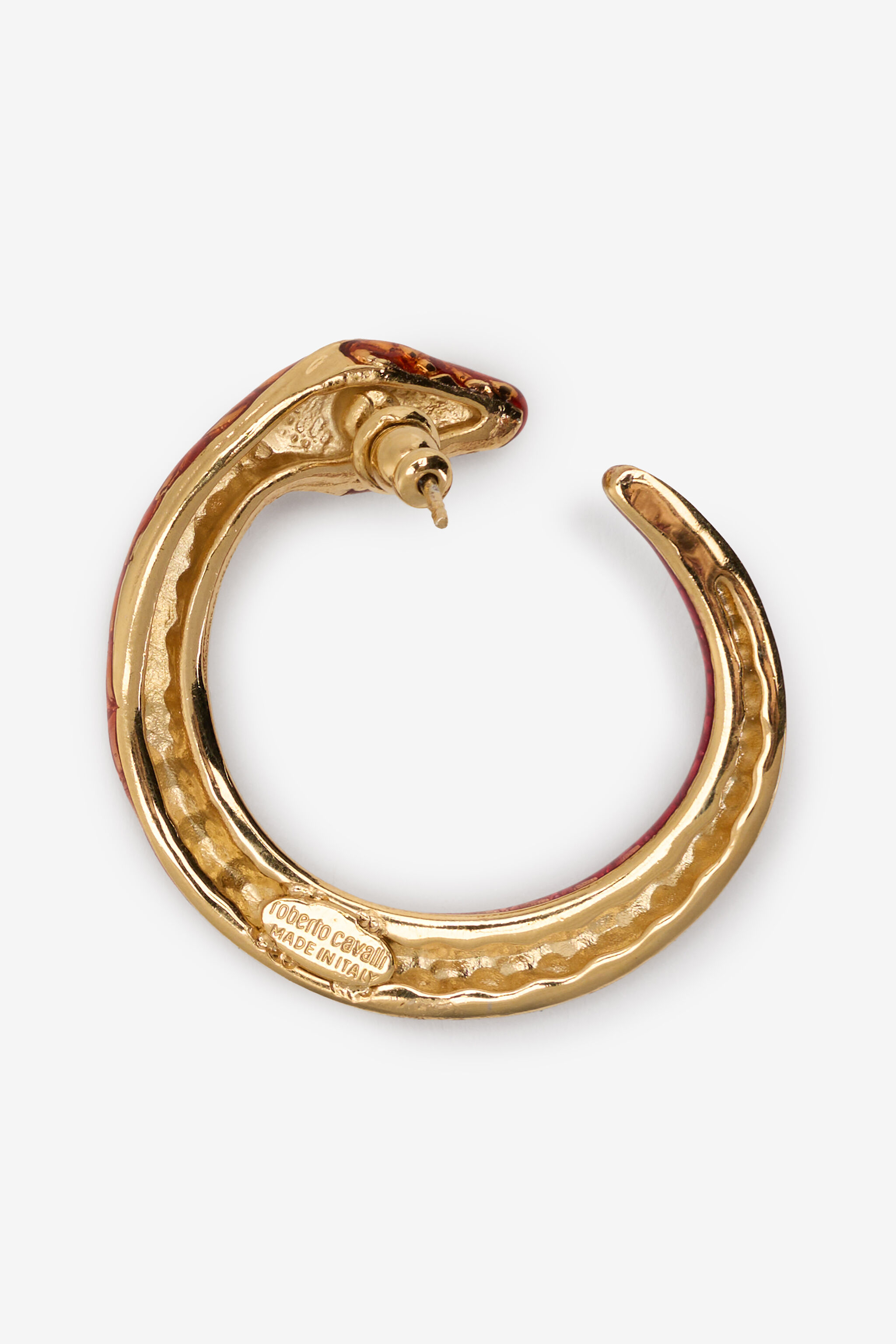 RC Ohrringe Serpentine  GOLD/CORAL/CRY XKG001-AM011