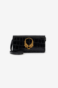 RC Roar Mini bag in Leather BLACK WKA002-PZ975