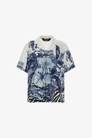 JC Just Cavalli shirt Blue SFT293-SF208