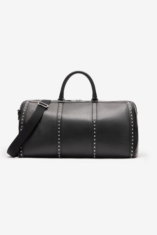 RC Bolso De Viaje De Piel Abatanada Negro VRB009-PZB05