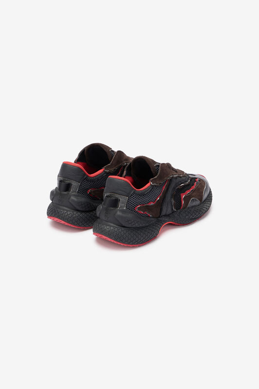 RC Serpentine Sneaker NERO/ROSSO VQS200-PZS69