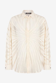 RC Shirt With Ray Devoré Print NATURAL WHITE XRT722-HLI15