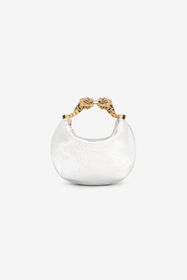 RC Mini Sac Hobo Roar Imprimé Serpent Argent UKB013-PZ579