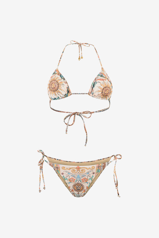 JC Bikini mit Persian-Tarot-Print 744 BEIGE + 217 AZZU WFM032-WF751