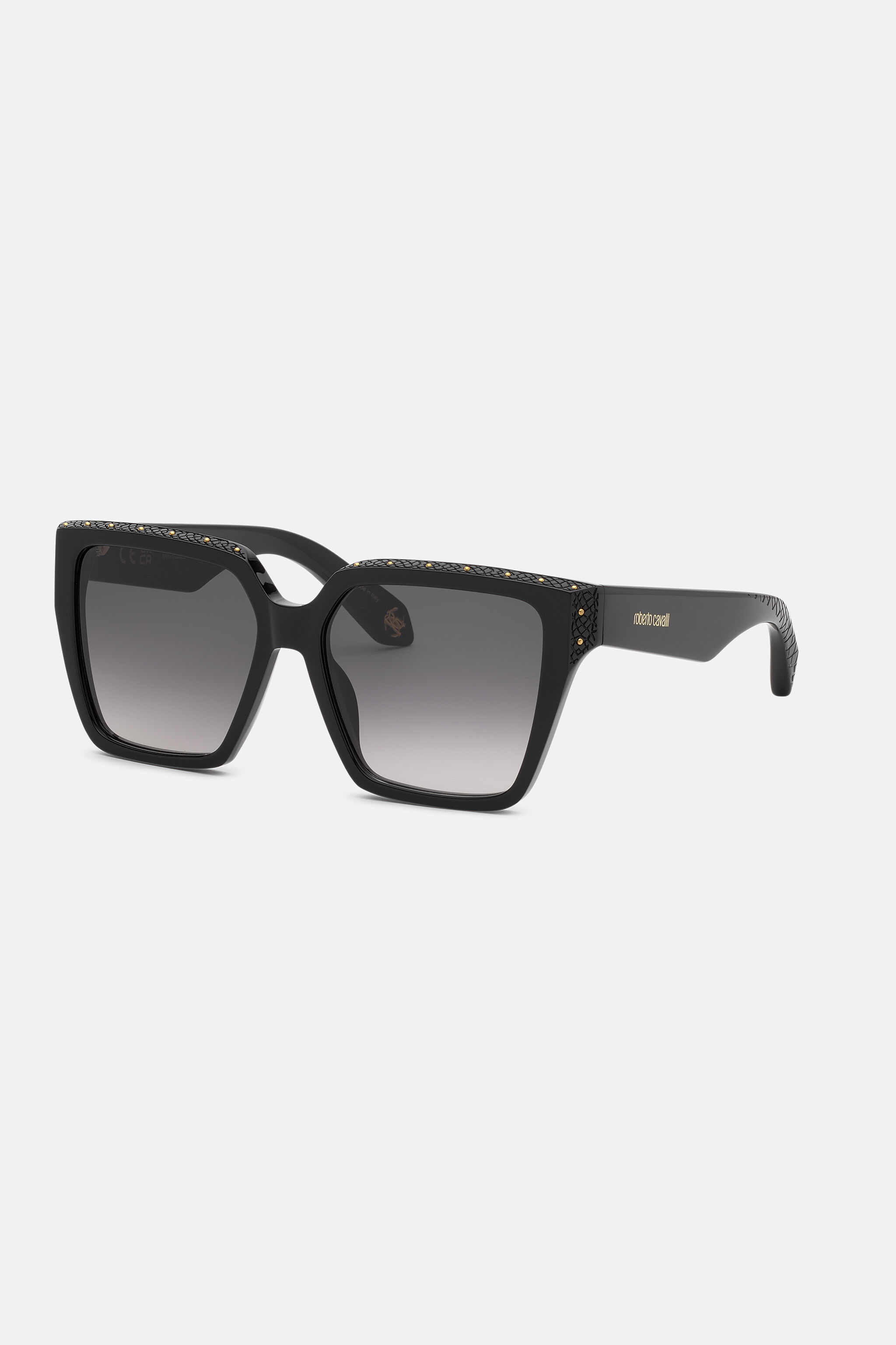 RC Lunettes de soleil larges et féminines SHINY BLACK VALD11-ID249