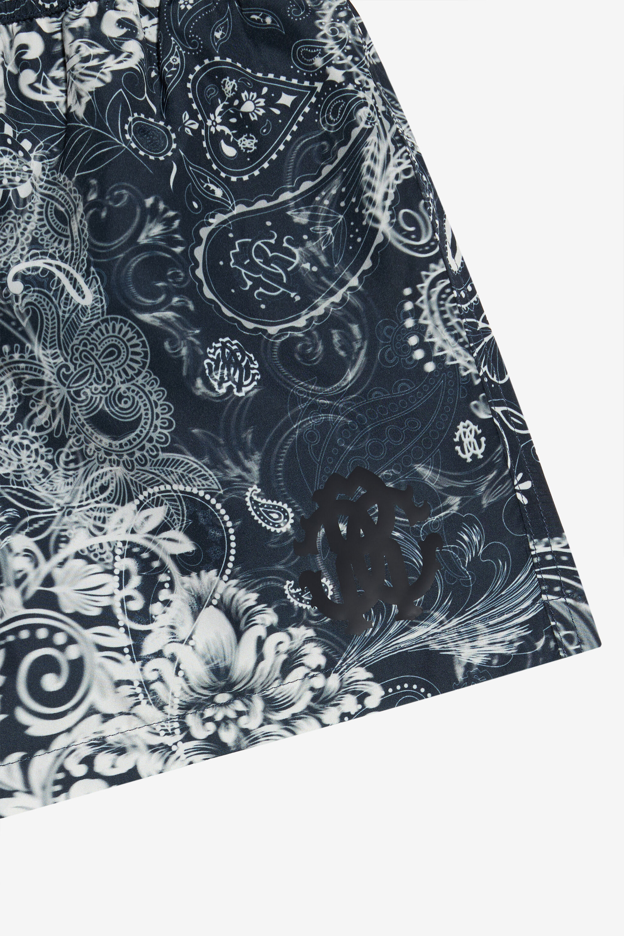 JU Badeboxer mit Paisley-Print CAMOU BLACK WJH00B-5RR15