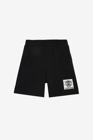 JU Schwarze Shorts mit Logo BLACK WJT23B-CF050