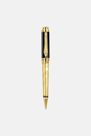 RC Roberto Cavalli Serpentine Ballpoint Pen GOLD BLACK VALG01-IG257