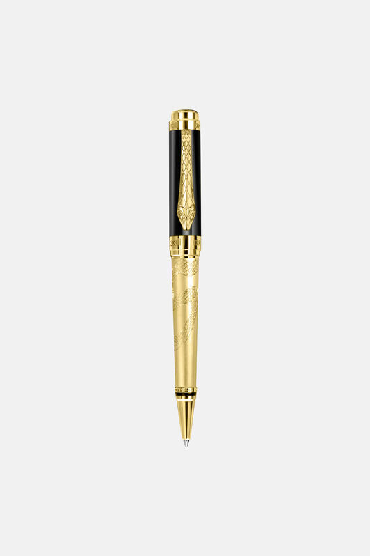 RC Roberto Cavalli Serpentine Kugelschreiber GOLD BLACK VALG01-IG257