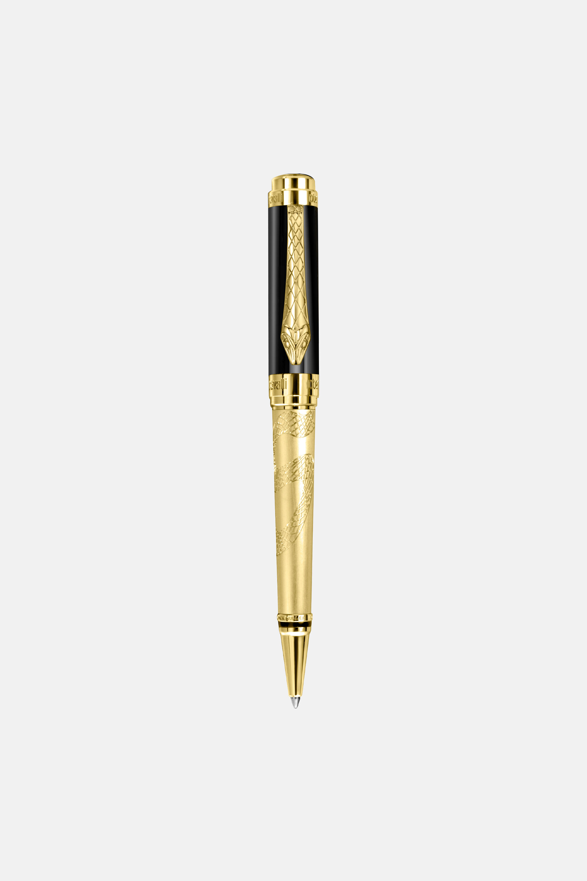 RC Roberto Cavalli Serpentine Kugelschreiber GOLD BLACK VALG01-IG257