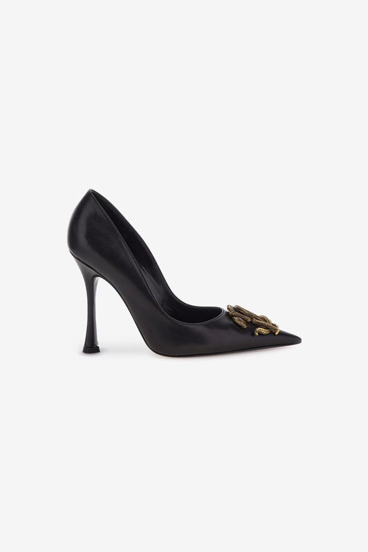 RC Pumps mit Monogram Mirror Snake Schwarz SKS010-PZ200