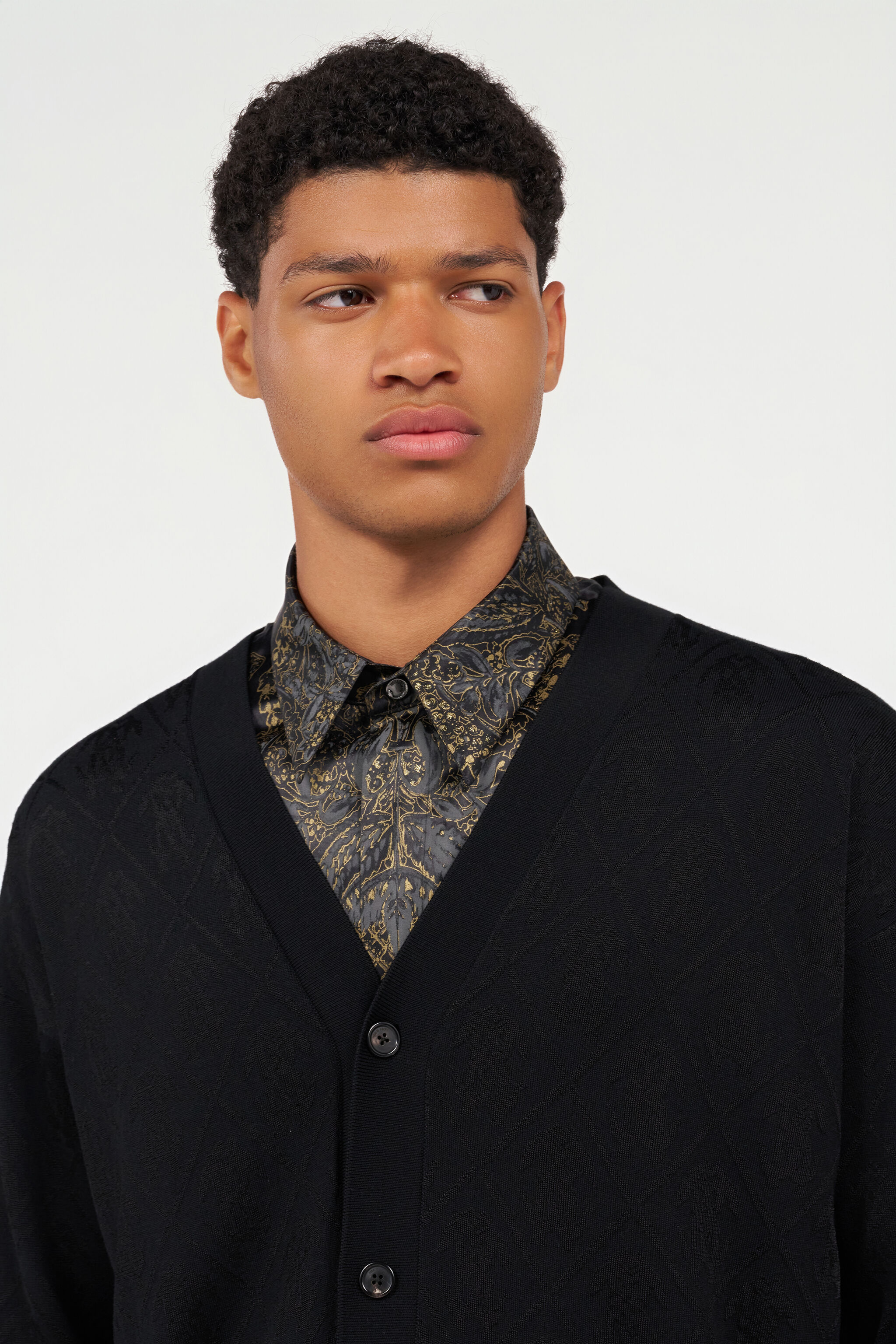RC Cardigan à motif RC BLACK WRM908-MQ014