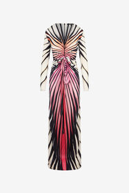 RC Ray Of Paradise Print Maxi Dress CORAL XKT107-JRM33