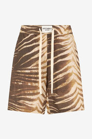 JC Natural Barb Print Bermuda Shorts 751 BEIGE + 709 MARR WFT013-WF040