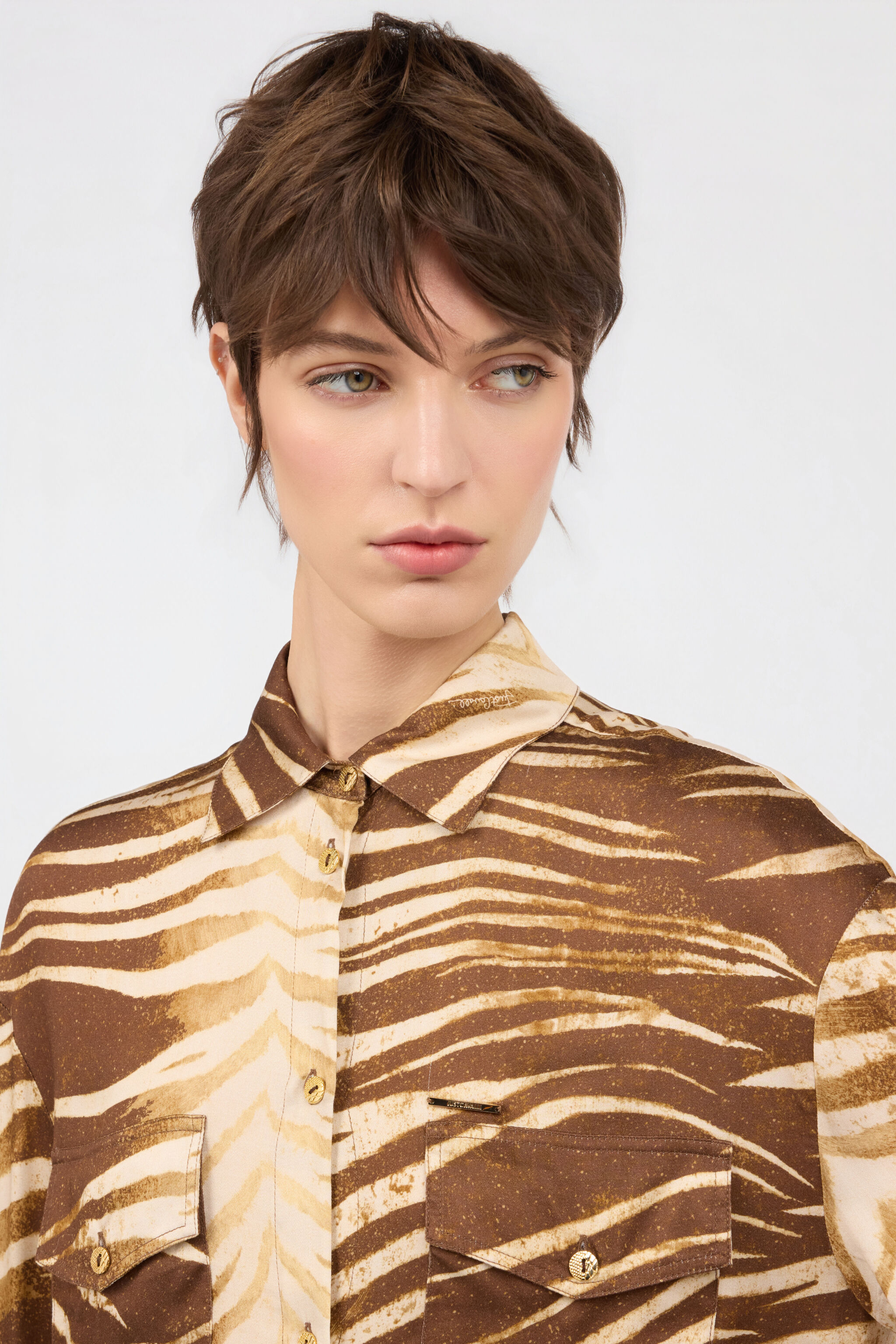 JC Hemd mit Natural Barb-Print SABBIA WFT251-WF649
