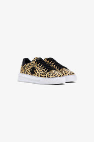 RC Zapatillas bajas estampado Jaguar Marrón claro SKS036-PZC76