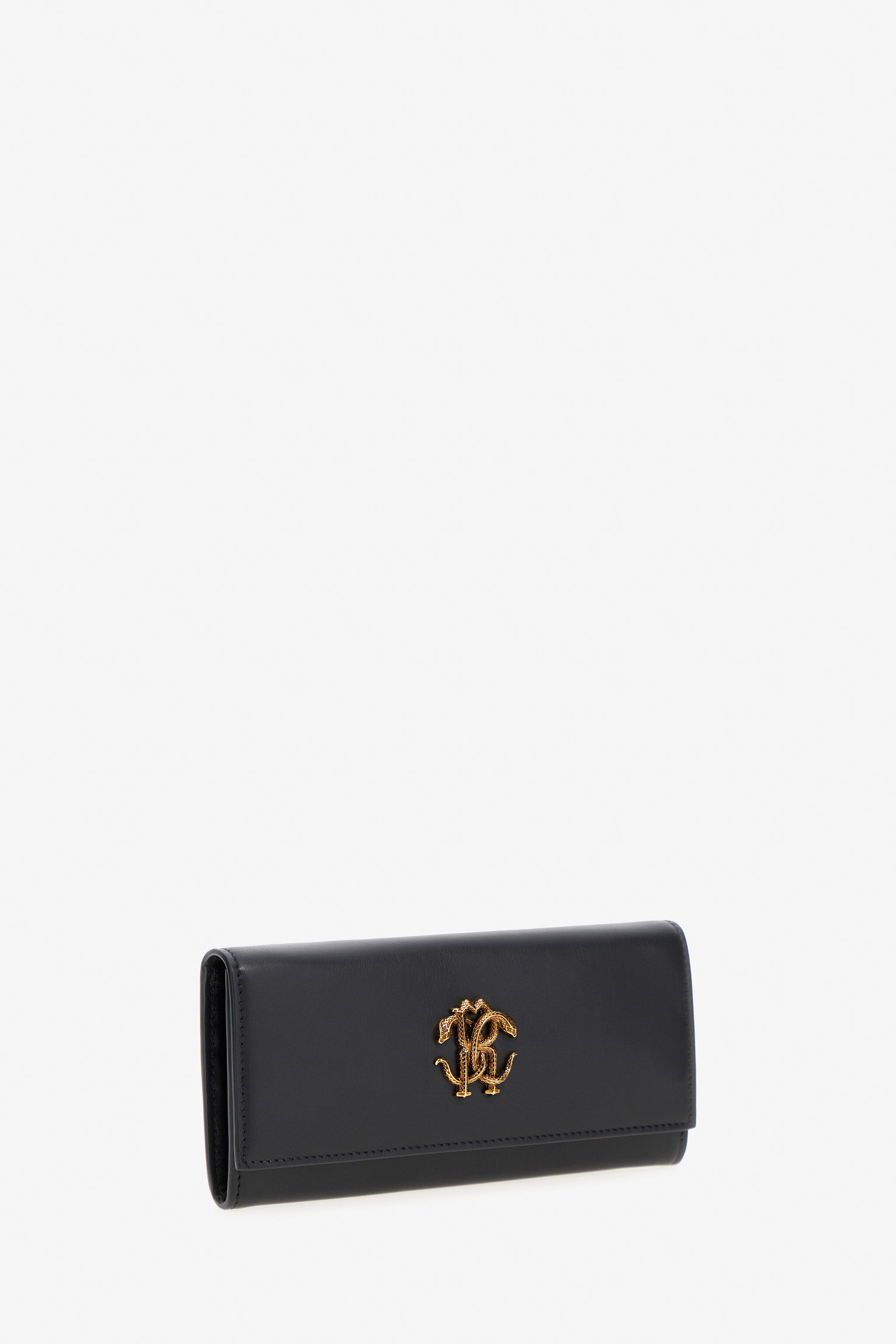 RC Cartera De Piel Negra Con Monogram RC Negro SKA002-PZ172