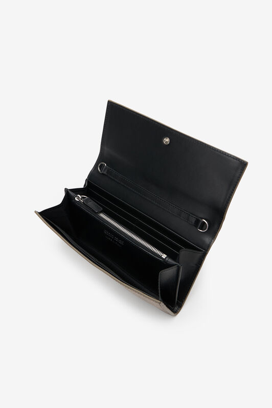 RC Serpentine Wallet on Chain in Gold mit Eidechseneffekt SILVER WKA017-PZS14