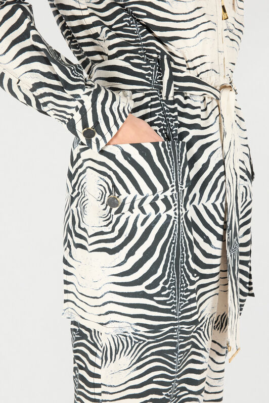 RC Jumpsuit mit Print Zebra Schwarz/Weiß UKT100-3AN49