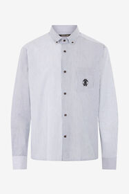 RC Striped Shirt With Monogram RC WHITE/BLACK SOT70F-CH100