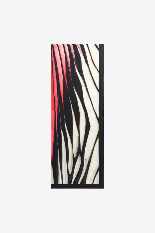 RC Seidenstola Mit Ray Of Paradise-Print CORAL XKI006-HZM33