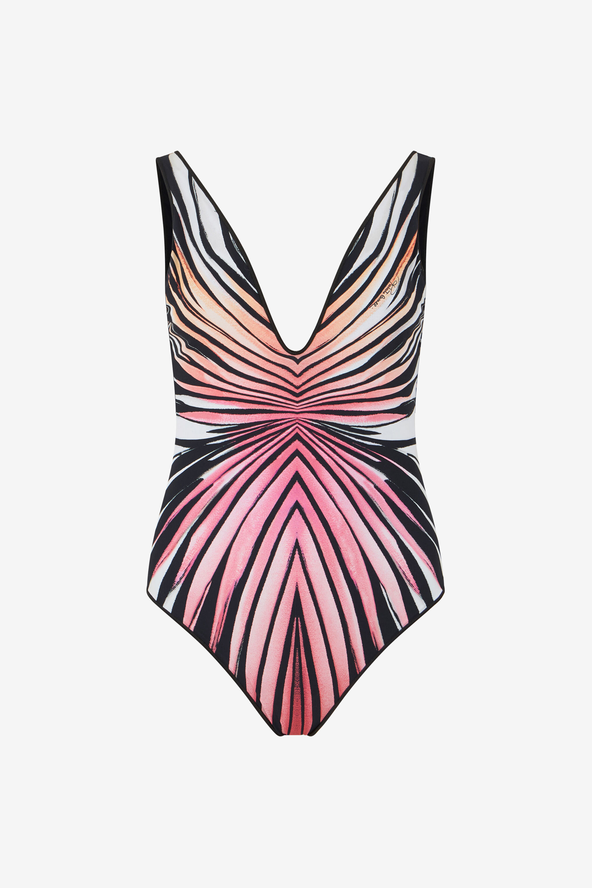 RC Badeanzug Mit Ray Of Paradise-Print CORAL XKW008-HVM33