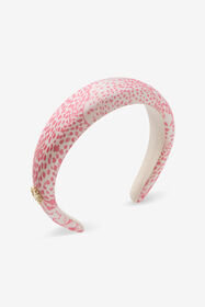 JU Diadema Con Monograma RC Y Cristales PINK UJI00C-2NO37