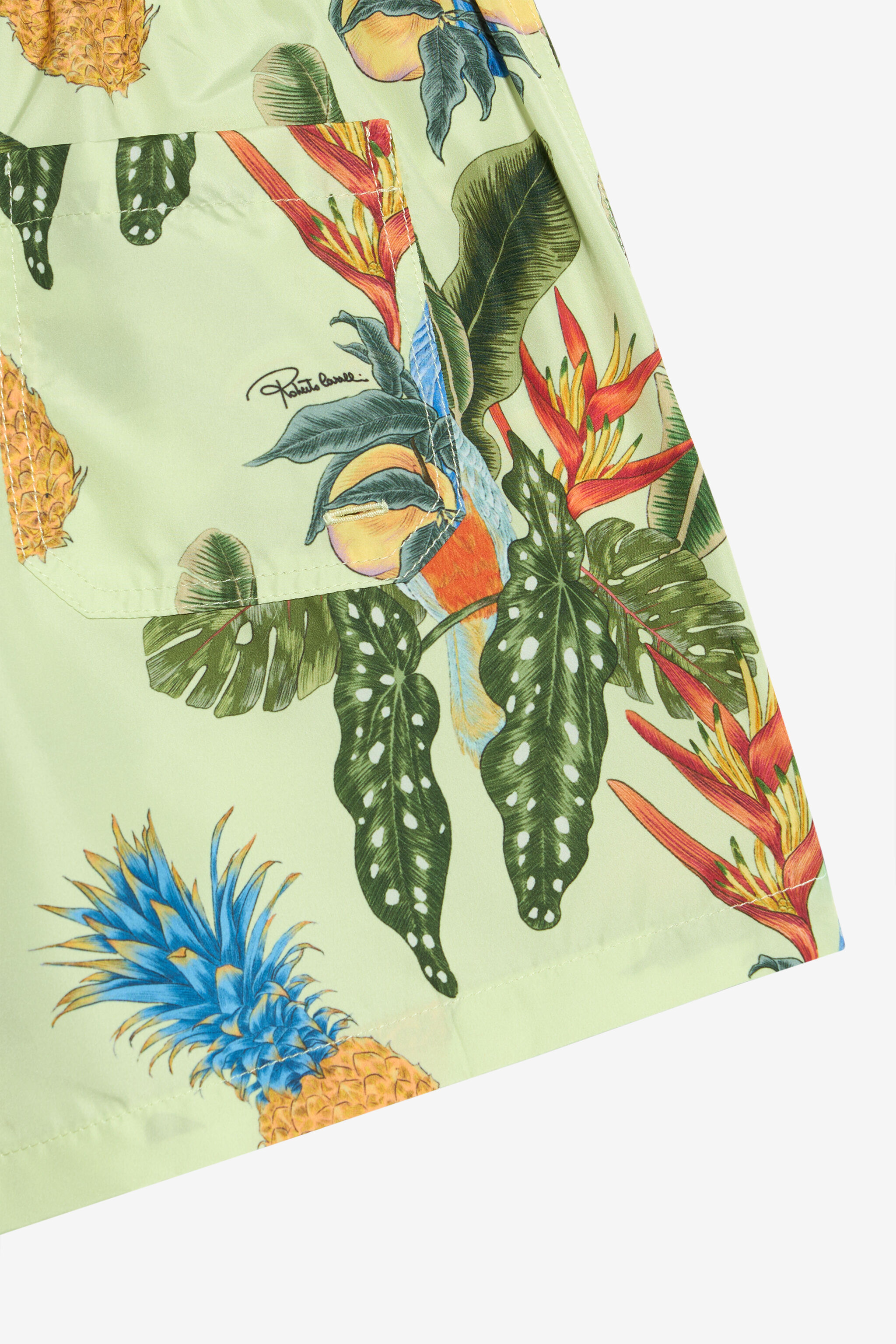 JU Bade-Boxershorts mit Tropicana-Print ORANGE WJH00D-7MR12