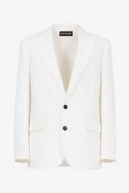 RC Jacket with Ray Print NATURAL WHITE XRT406-4NI15