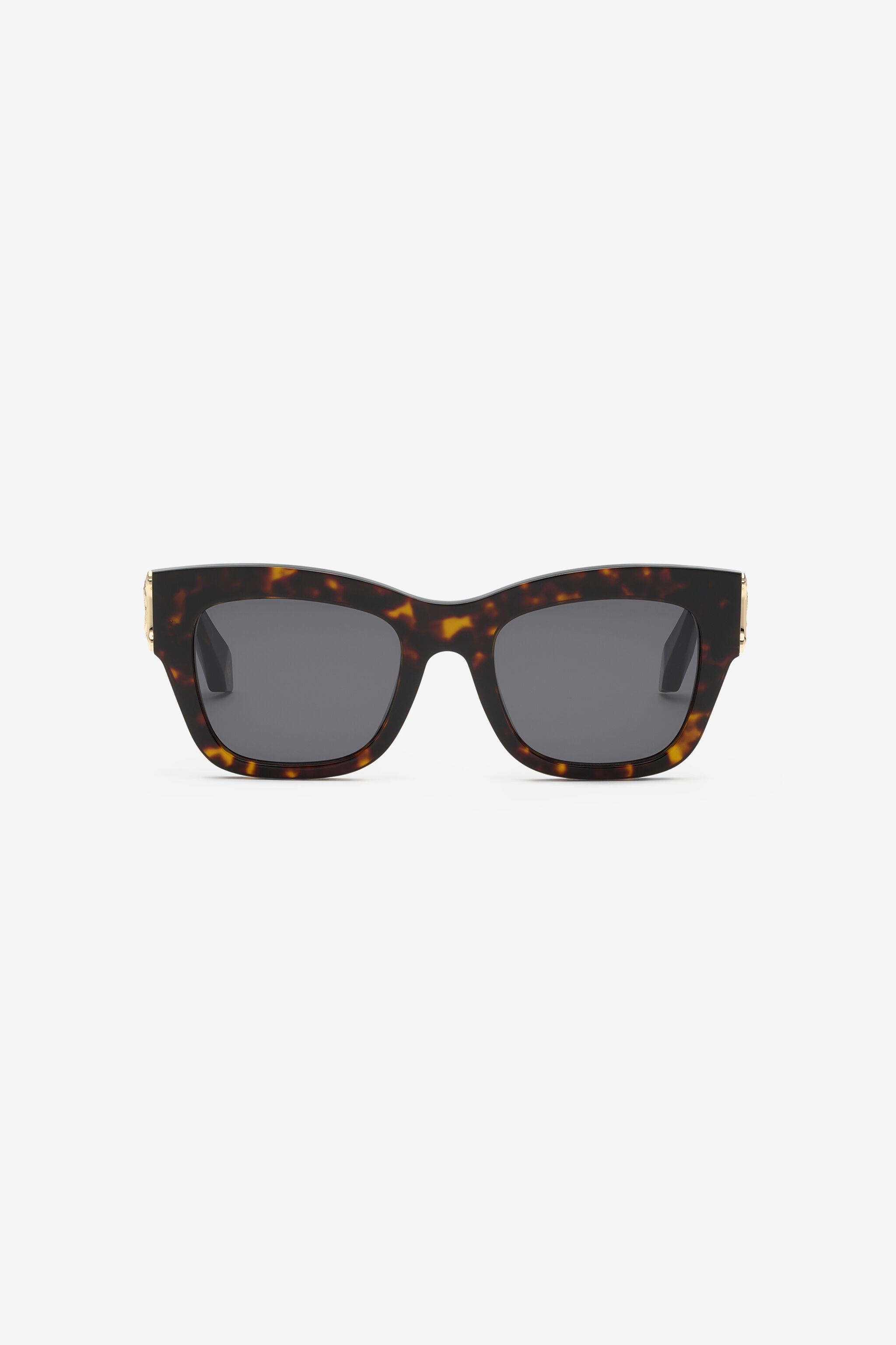 RC Gafas de sol con combinación de metal y acetato SHINY DARK HAVANA UALD14-ID209