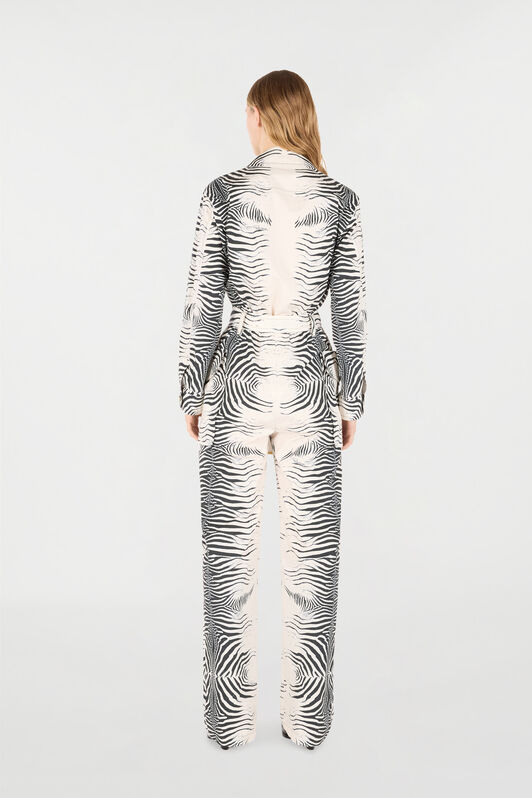 RC Jumpsuit mit Print Zebra Schwarz/Weiß UKT100-3AN49