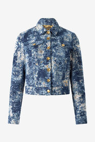 RC Denim Jacket With Discoloration BLU SCURO VKJ450-VT012