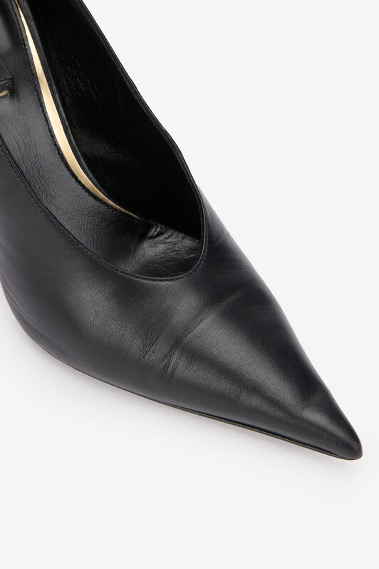 RC Pump Serpentine in pelle BLACK WKS009-PZ319