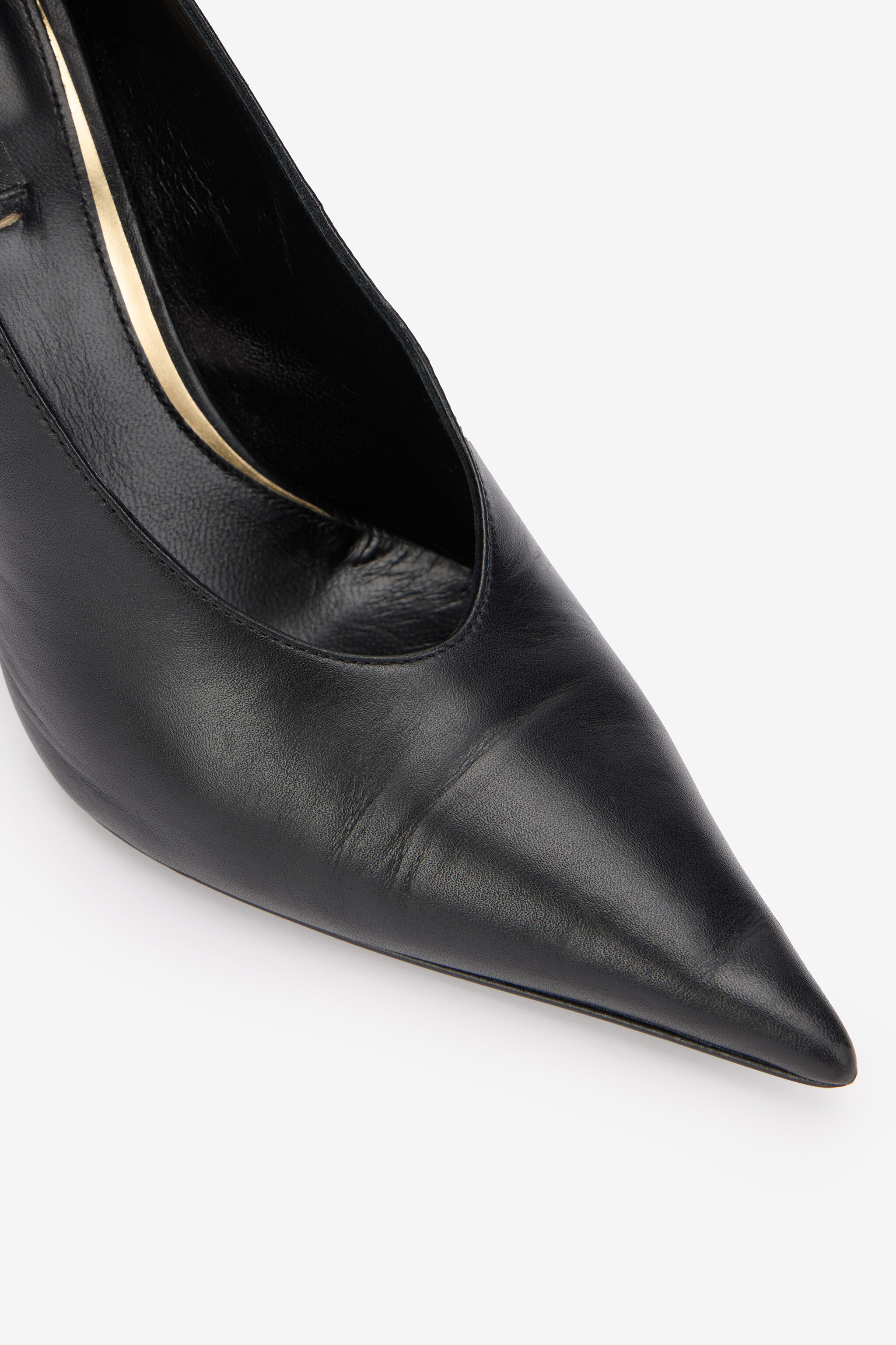 RC Pump Serpentine in pelle BLACK WKS009-PZ319