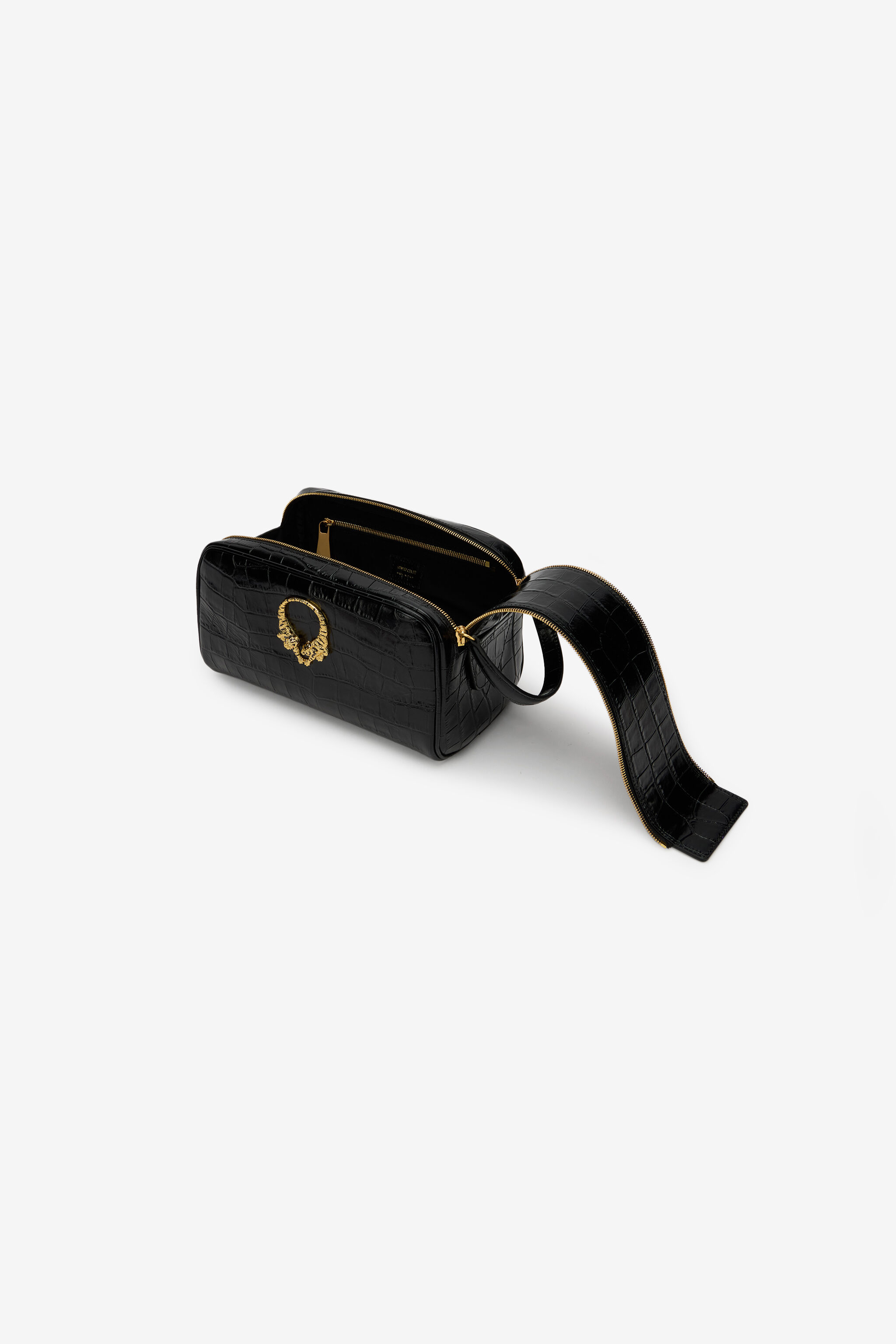 RC Trousse À Maquillage En Cuir Noir BLACK WRA001-PZ975
