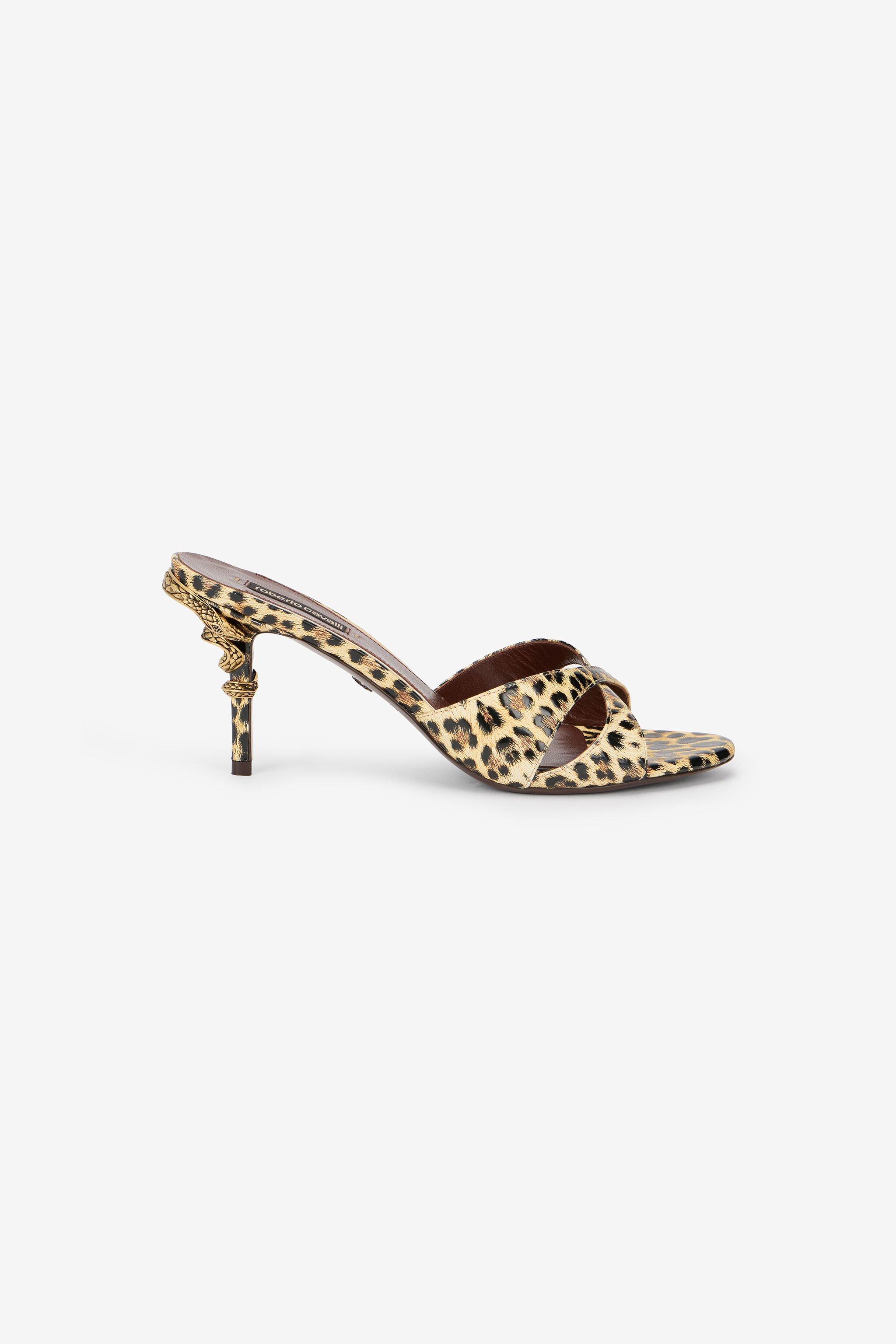 RC Sandaletten aus Leder mit Leopardenprint NATURAL WKS010-PZS02