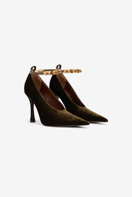 RC Brown Pumps With Strap Brown VWS007-VL356