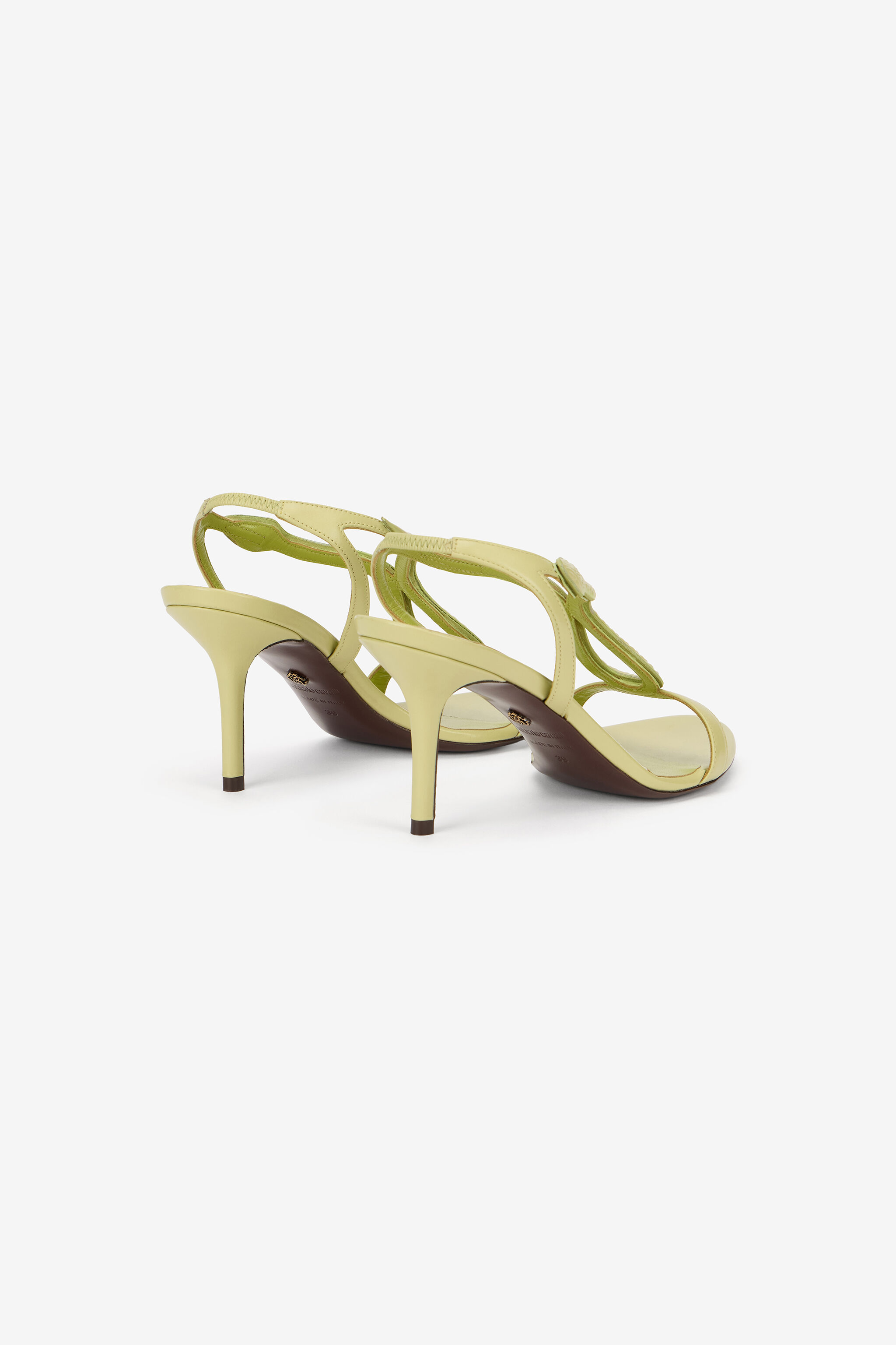 RC Hellgrüne Ledersandalen LIGHT GREEN WKS005-PZ319