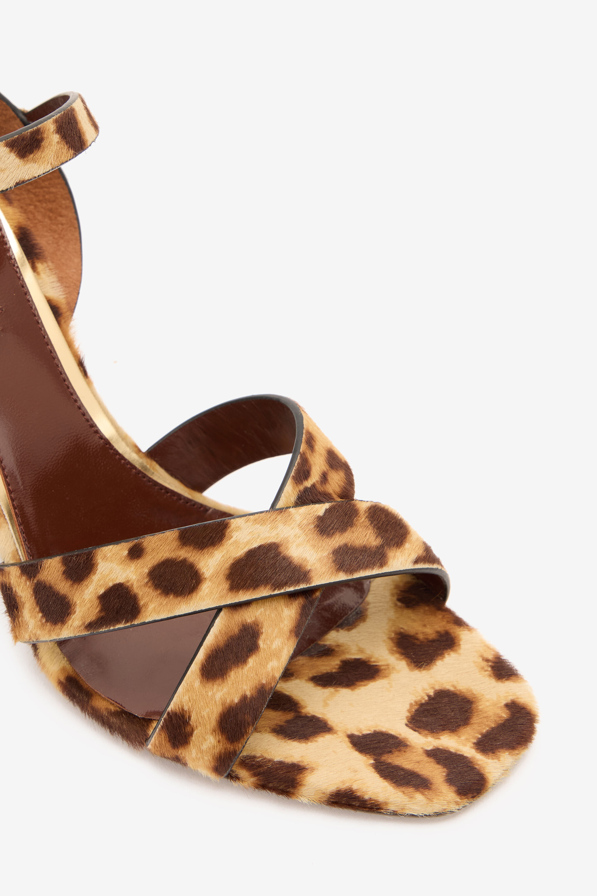 RC Sandalen Hairy Cheetah Skin Braun VKS011-PZA92