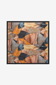 RC Pañuelo Con Estampado Patchwork BROWN XQI008-OZT29