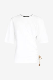 RC T-Shirt und Knoten Weiß UWT605-JD015