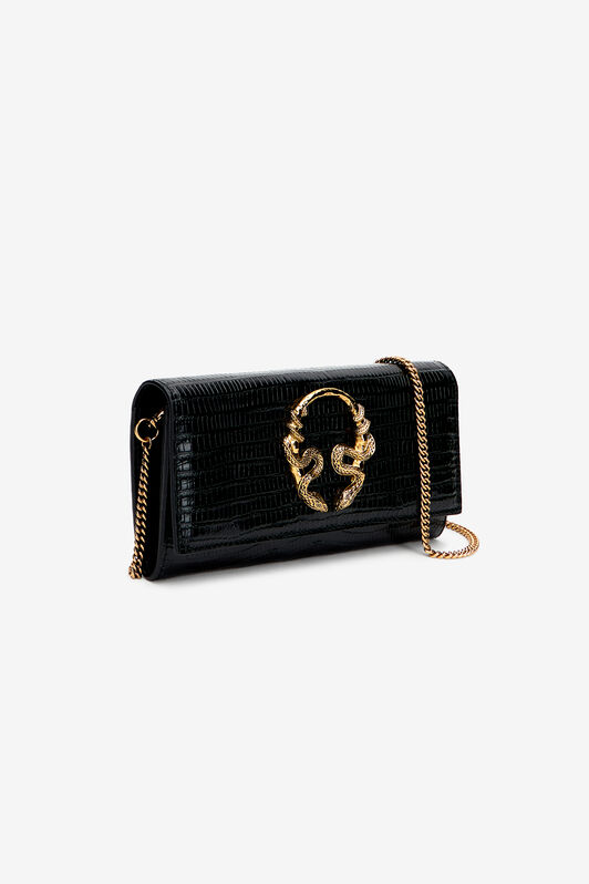 RC Cartera Serpentine con cadena BLACK WKA017-PZ119