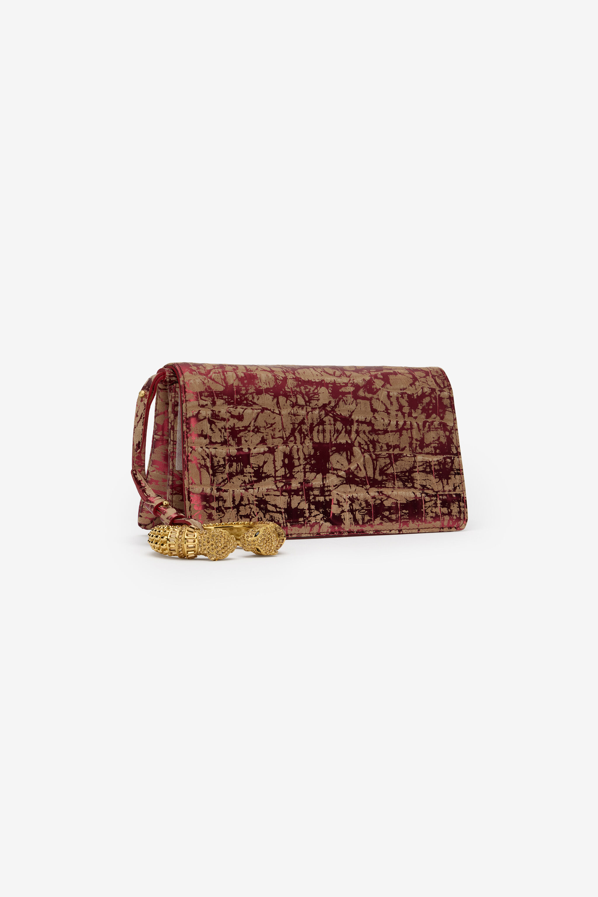 RC Pochette Roar Burdeos Cuero Laminado RED RKB012-PG012