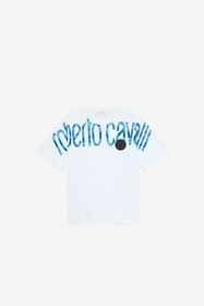 JU Camiseta Con Inscripción Y Parche Monograma RC Blanco UJT60J-JD001