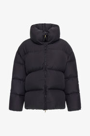 RC Black High Collar Down Jacket Black TKT800-SB001